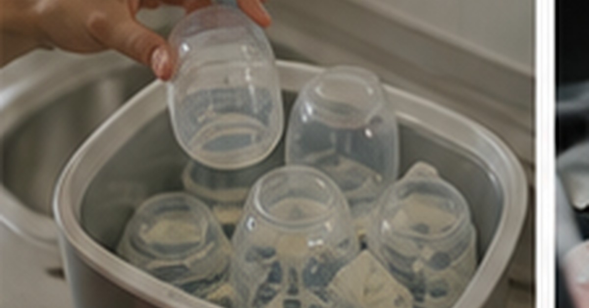 sterilising baby bottles